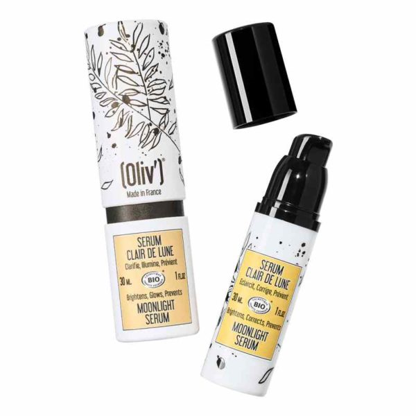 sérum visage clair de lune oliv bio le boudoir d'enaxor esthéticienne à domicile Aix en provence et alentours